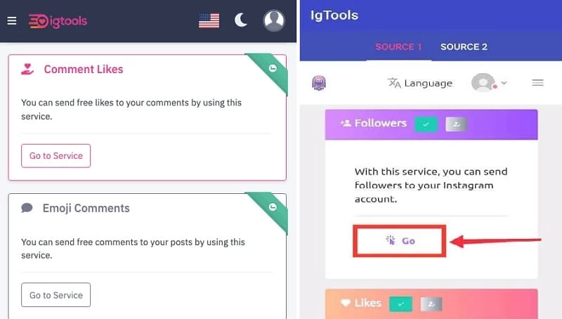 IGTools — Screenshot 1